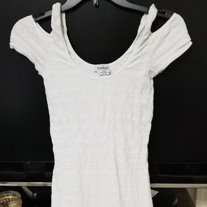 Bebe white tight dress